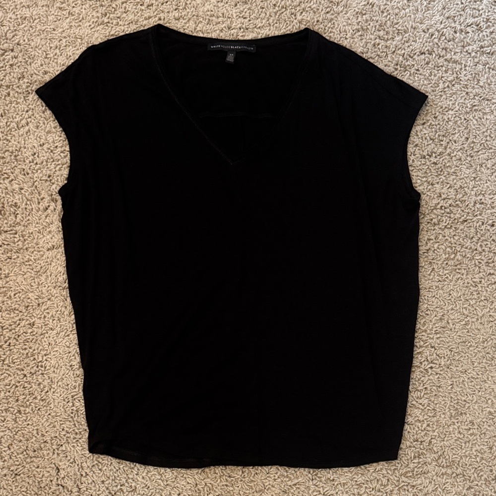 White House Black Market Black Muscle Tee